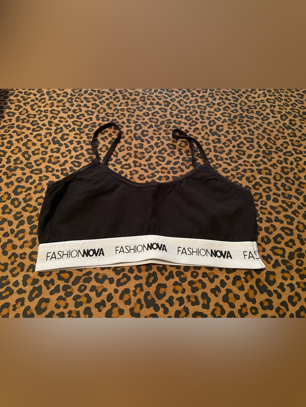 Fashion Nova Black Scoop Neck Tank